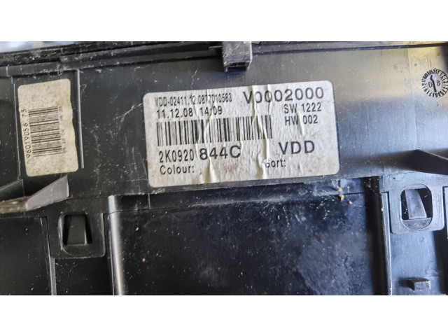 Панель приборов 2K0920844C, V0002000 Volkswagen Caddy