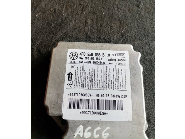 Блок подушек безопасности 4F0959655B, 08H29S0280 Audi A6 S6 C6 4F