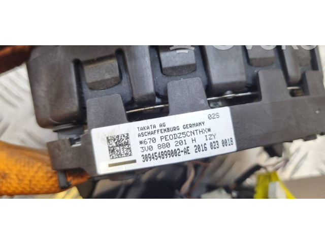 Подушка безопасности водителя 3V0880201H, 309454899002AE   Skoda Superb B8 (3V)