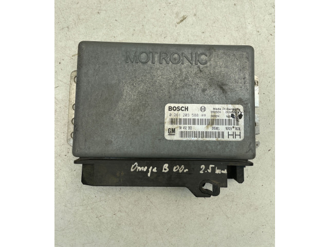 Блок управления двигателя 0261203588, 90492382   Chevrolet Omega B