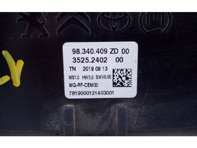 Модуль блока управления кондиционером 98340409ZD, 3525240200 Citroen Berlingo