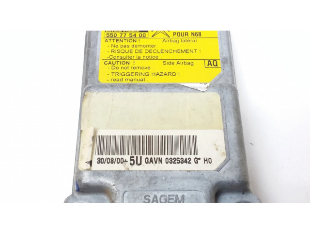 Блок подушек безопасности 550775400, 9641478280 Citroen Xsara Picasso