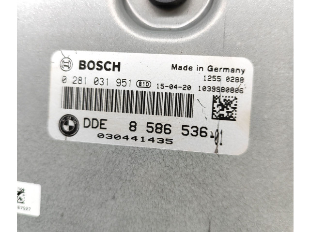 Блок управления двигателя 8586536, 0281031951 BMW 4 F32 F33