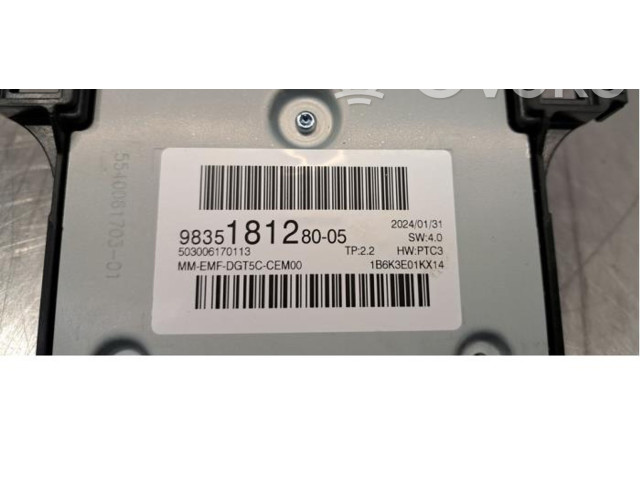 Дисплей 9835181280 Citroen DS4