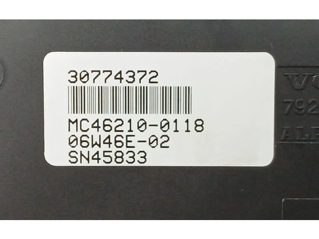 Блок управления климат-контролем 30774372   Volvo S80