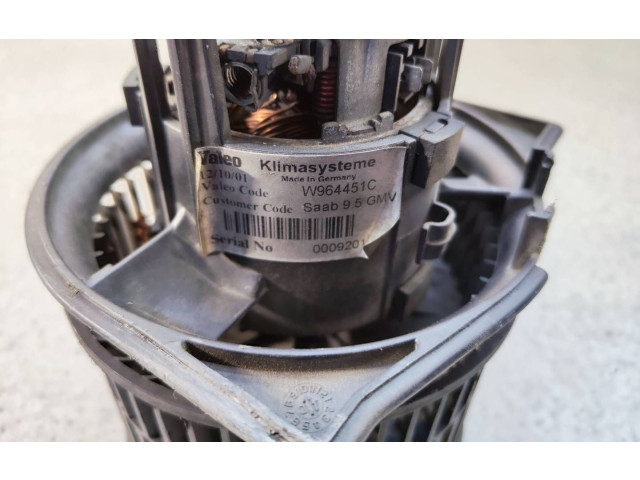 Вентилятор печки W964451C, 0009201 Saab 9-5