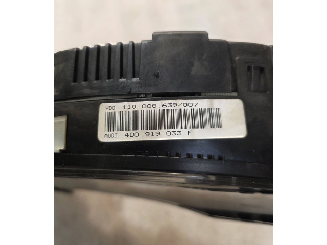 Přístrojová deska Audi A8 S8 D2 4D 1996 110008639007, 4D0919033F