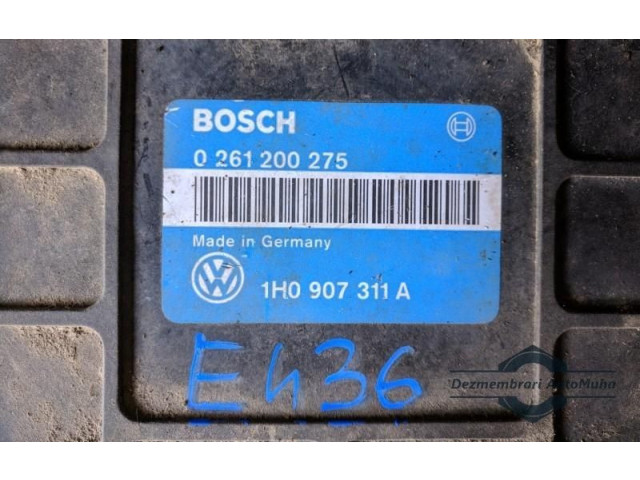 Блок управления двигателем Блок управления 0261200275, 1H0907311A Volkswagen Golf III