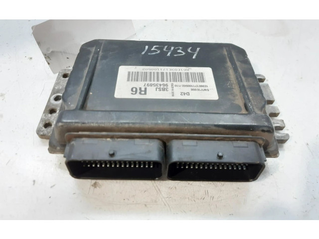 Блок управления двигателем Блок управления 96435897   Chevrolet Rezzo