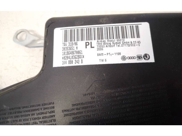 Подушка безопасности в сиденье 1k4880242b, 30353651h Skoda Octavia Mk2 (1Z)