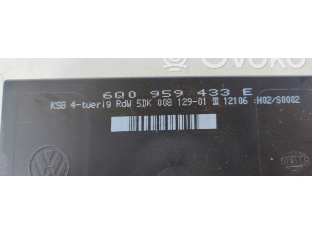 Блок комфорта 6Q0959433E, 5DK00812901   Volkswagen Cross Polo   
