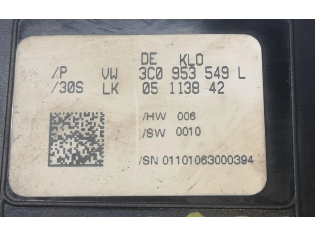 Блок управления двигателя 3C0953549 Volkswagen PASSAT