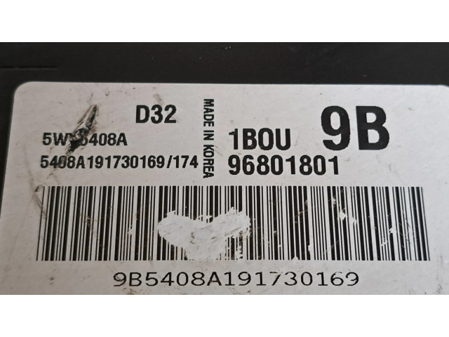 Блок управления двигателя 96801801   Chevrolet Matiz