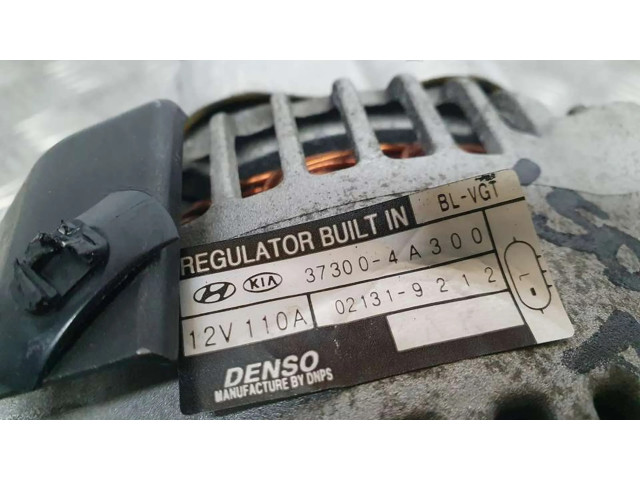Генератор 373004A300, 021319212   KIA Sorento 2.5     