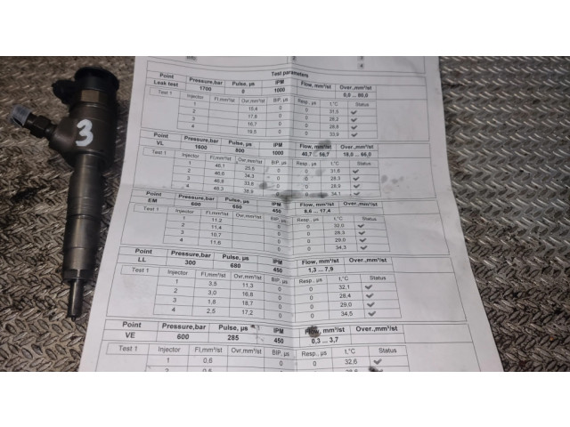 Vstřikovač 0445110340 Citroen Berlingo pro naftový motor 1.6