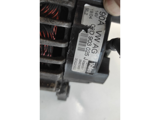 Генератор 03D903025J, SG9B057   Skoda Fabia Mk1 (6Y) 1.2     