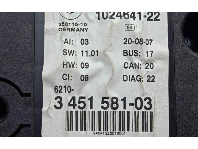 Панель приборов 1.CONECTOR, JOHSONCONTROLS   BMW X3 E83       