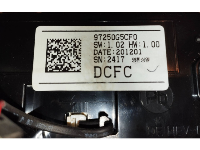 Блок управления климат-контролем 97250G5CE0, 201201   KIA Niro
