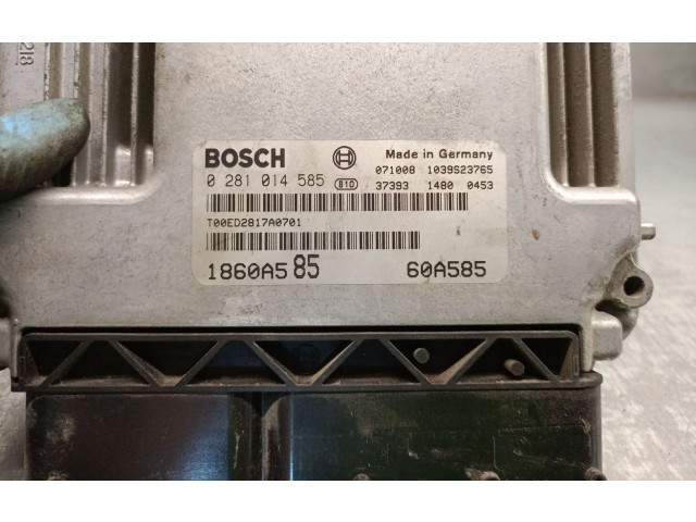 Řídící jednotka 1860A585, 0281014585BOSCH Mitsubishi Lancer X 2009