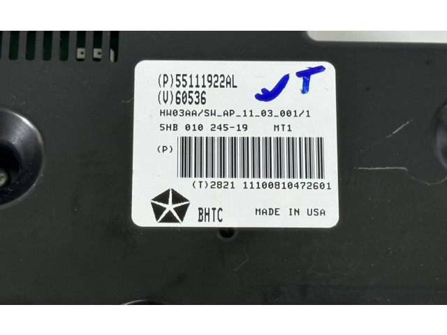 Блок управления климат-контролем P55111922AL   Jeep Grand Cherokee