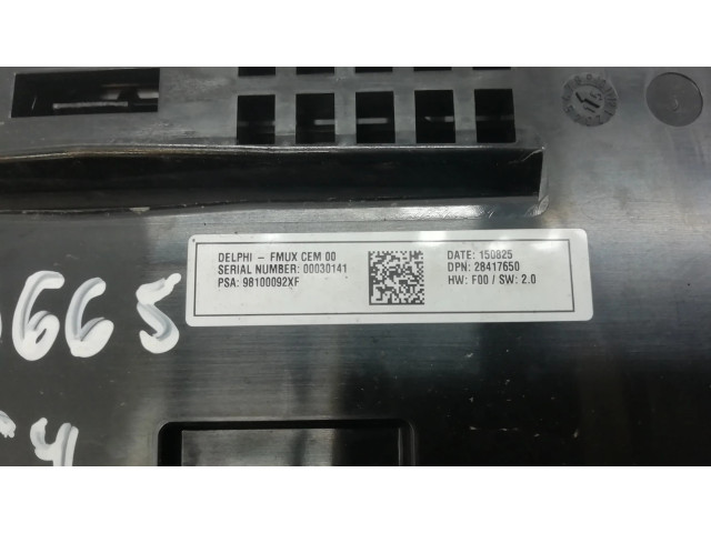 Блок управления климат-контролем 6452V9, 98100092XF Citroen C4 II