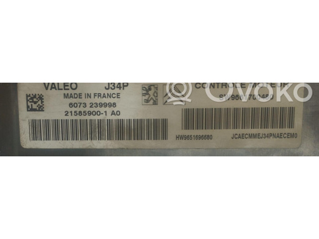 Řídící jednotka 00001943T3 Citroen C3 2008