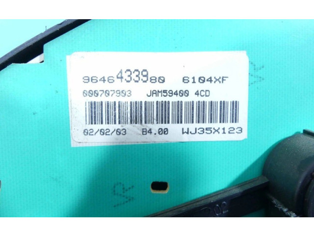 Přístrojová deska Citroen Berlingo 2003 9646433980, IMPRK1303636