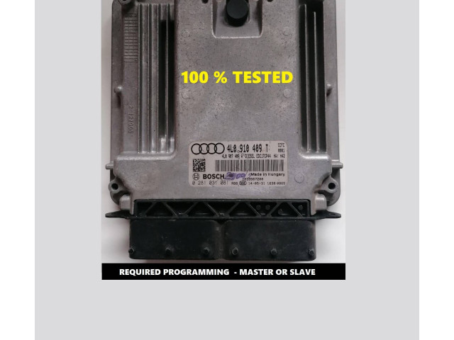 Řídící jednotka 0281031081, 4L0910409T   Audi Q7 4L 2008