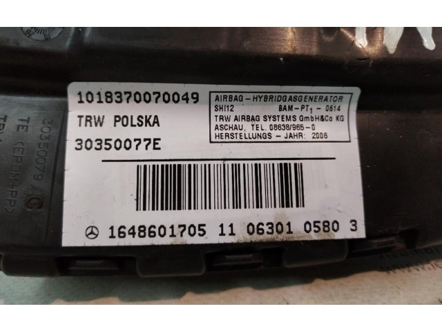 Надувная подушка для сиденья Mercedes-Benz ML W164 2005 - 2011 года