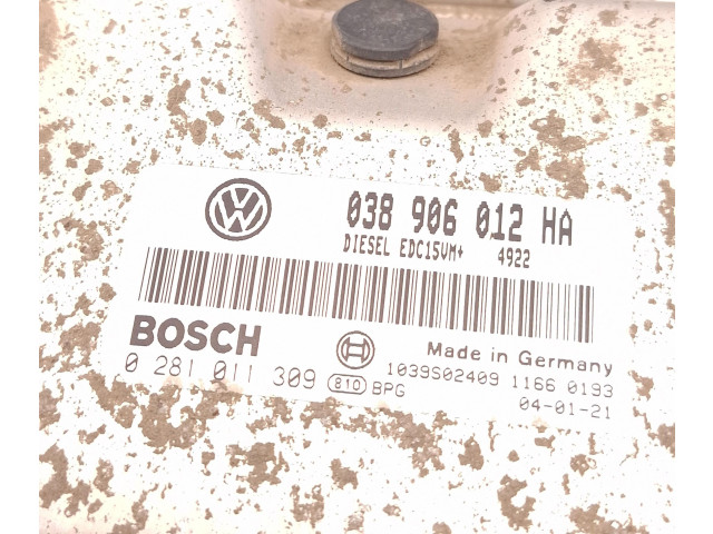 Комплект блоков управления 038906012HA, 0281011309   Skoda Octavia Mk1 (1U)