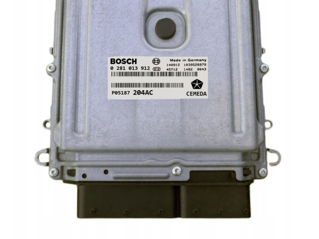 Блок управления двигателя P05187204AC, 0281013912   Jeep Wrangler