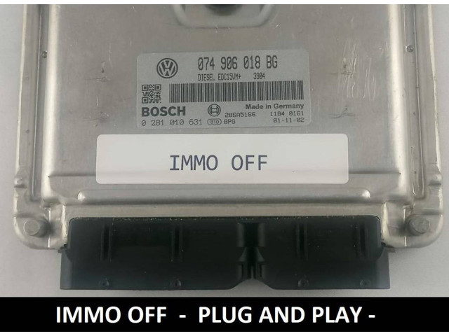 Блок управления двигателя 074906018BG, 28SA5166   Volkswagen Transporter - Caravelle T4