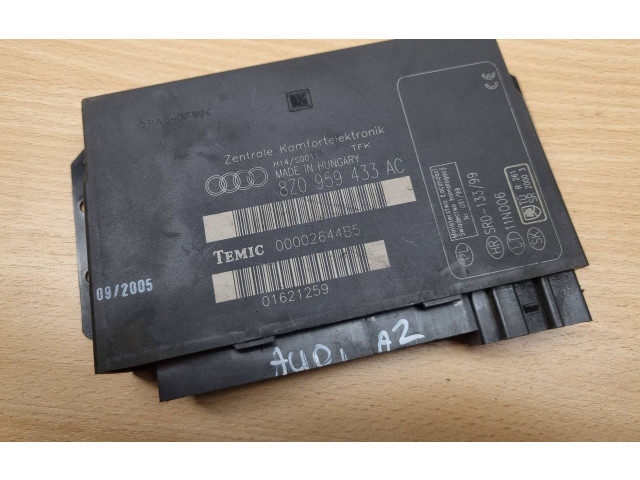 Блок комфорта 8Z0959433AC, 00002644B5 Audi A2