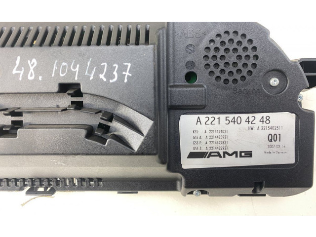 Přístrojová deska Mercedes-Benz CL C216 2007 0263650105, A2215402548