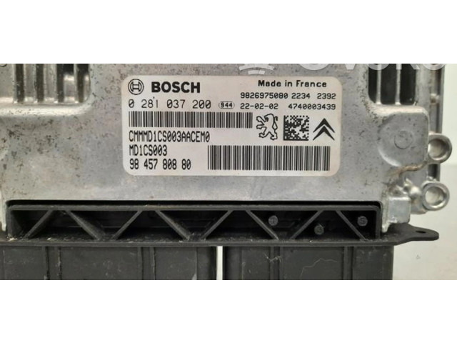 Блок управления двигателя 9845780880 Peugeot Partner III