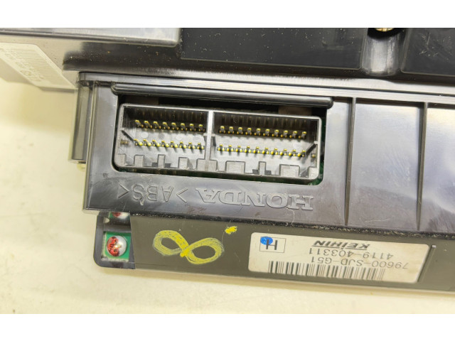 Блок управления климат-контролем 79600SJDG51, 4119403311 Honda FR-V
