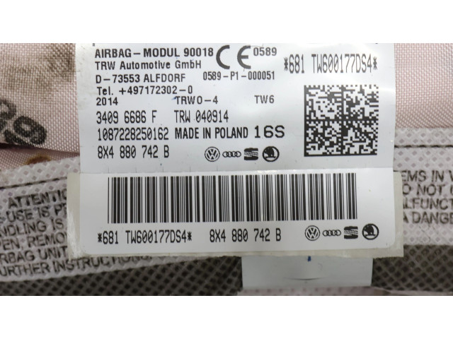 Подушка безопасности в сиденье Audi A1