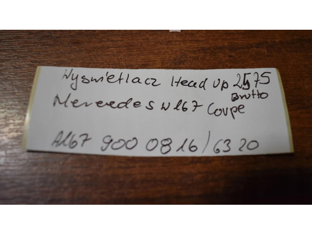 Přístrojová deska Mercedes-Benz GLE W167 2019 A1679002214