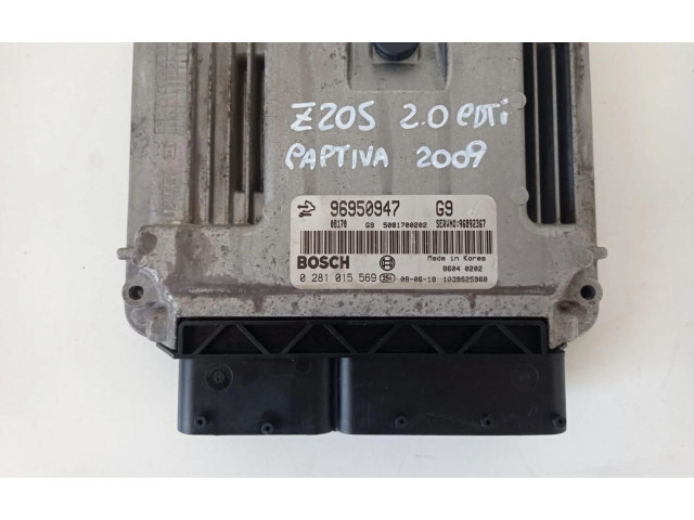 Řídící jednotka 96950947, 96950947 Chevrolet Captiva 2009