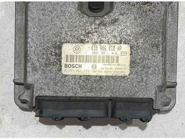 Блок управления двигателя 0281001732, 0281001732   Volkswagen New Beetle