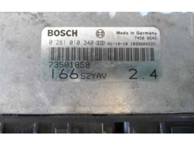 Řídící jednotka 0281010340 Alfa Romeo 166 2002