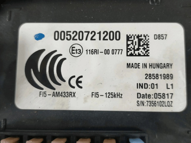 Блок предохранителей 00520721200   Lancia Ypsilon    