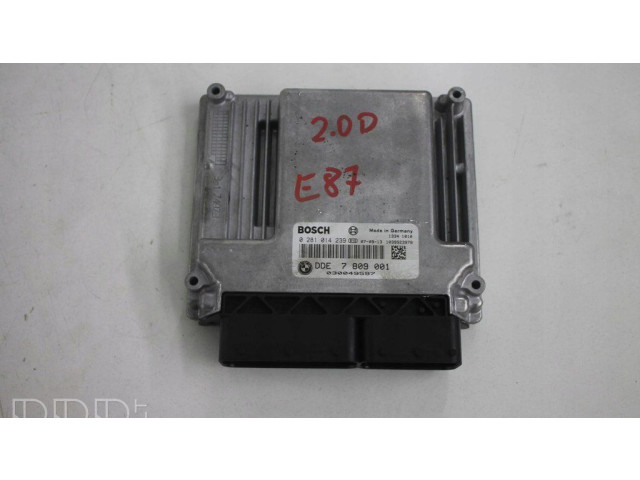 Řídící jednotka 7809001, 0281014239 BMW 1 E81 E87 2007