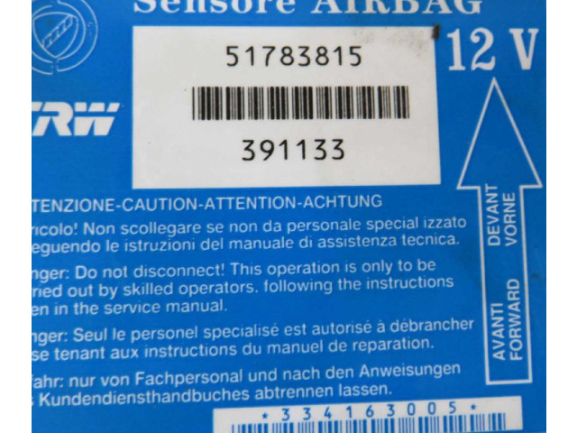 Блок подушек безопасности 51783815 Lancia Musa