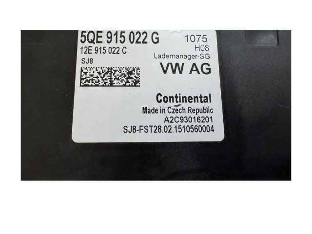 Блок управления 5QE915022G, 12E915022C Volkswagen e-Golf