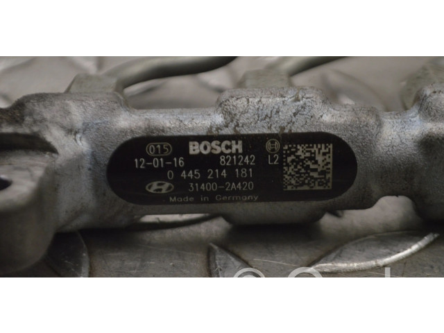 Vstřikovací lišta 314002A420, 0445214181 Hyundai ix35 pro naftový motor 1.7 D4FD