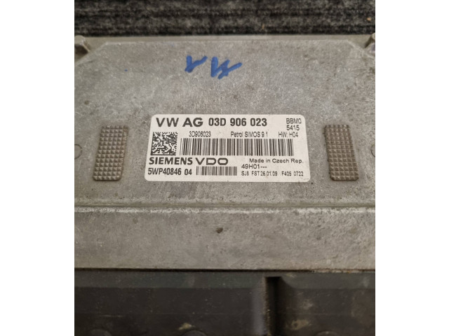 Блок управления двигателя 03D906023, 3D906023 Skoda Fabia Mk2 (5J)