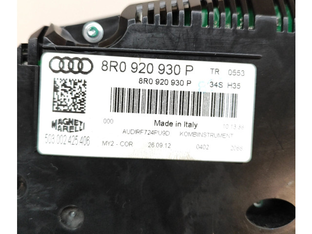 Панель приборов 8R0920930P Audi Q5 SQ5