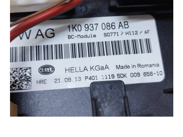 Блок комфорта 1K0937086AB Skoda Yeti (5L)