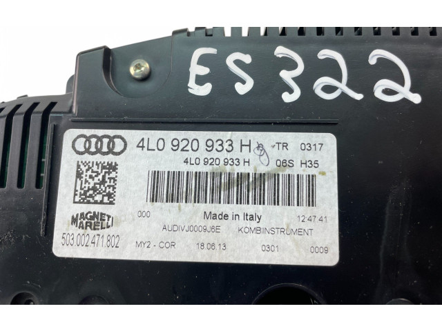 Přístrojová deska  Audi Q7 4L 2015 4L0920933H  